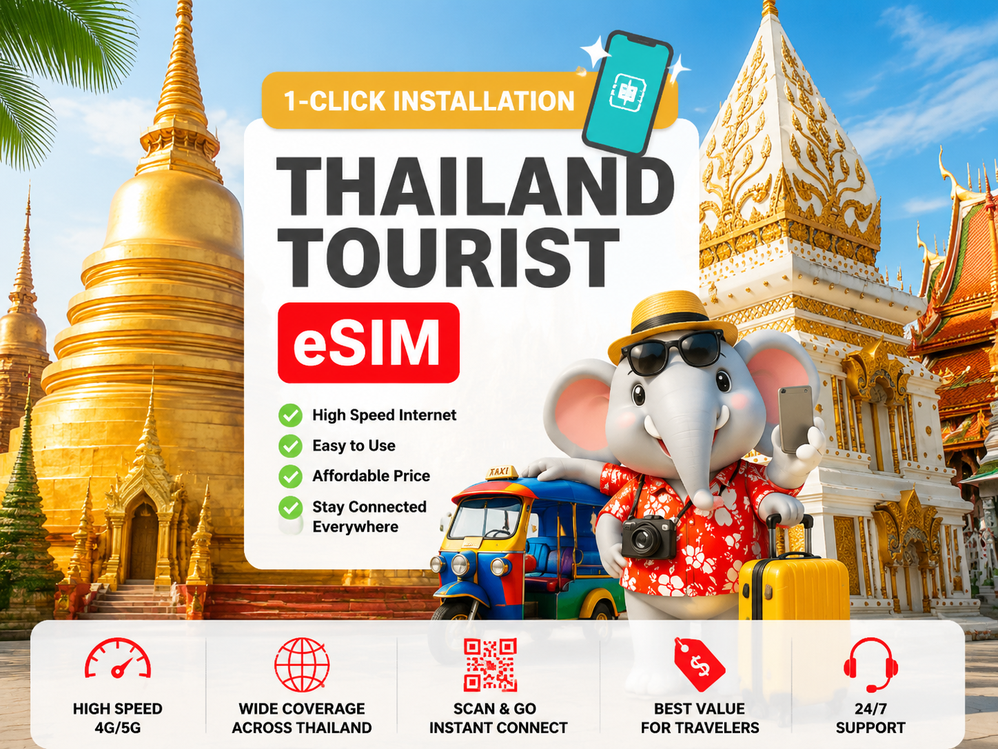 Mua sim du lịch tại Sân bay