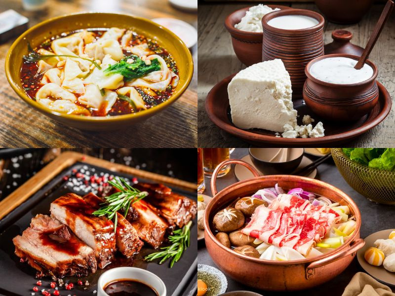 đồ ăn ở Trại Cửu Châu