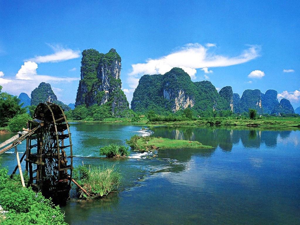 Cảnh quan Quế Lâm Trung Quốc đẹp như tranh thủy mặc