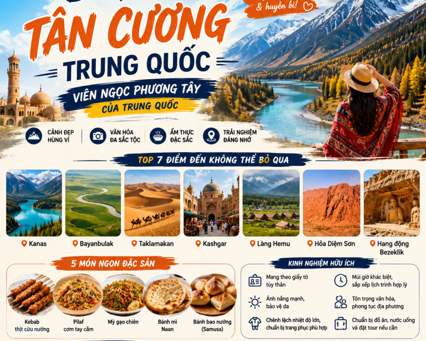 #Du Lịch Tân Cương Trung Quốc: [Top 7] Điểm Đến & Kinh Nghiệm 2026