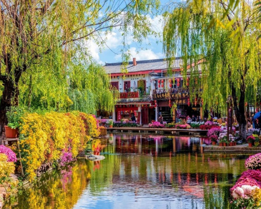 Du lịch Lệ Giang mùa đẹp nhất: cổ trấn bình yên và núi tuyết đầy mê hoặc